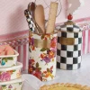 Flower Market Utensil Holder - White|MacKenzie-Childs Clearance
