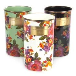 Flower Market Utensil Holder - White|MacKenzie-Childs Clearance