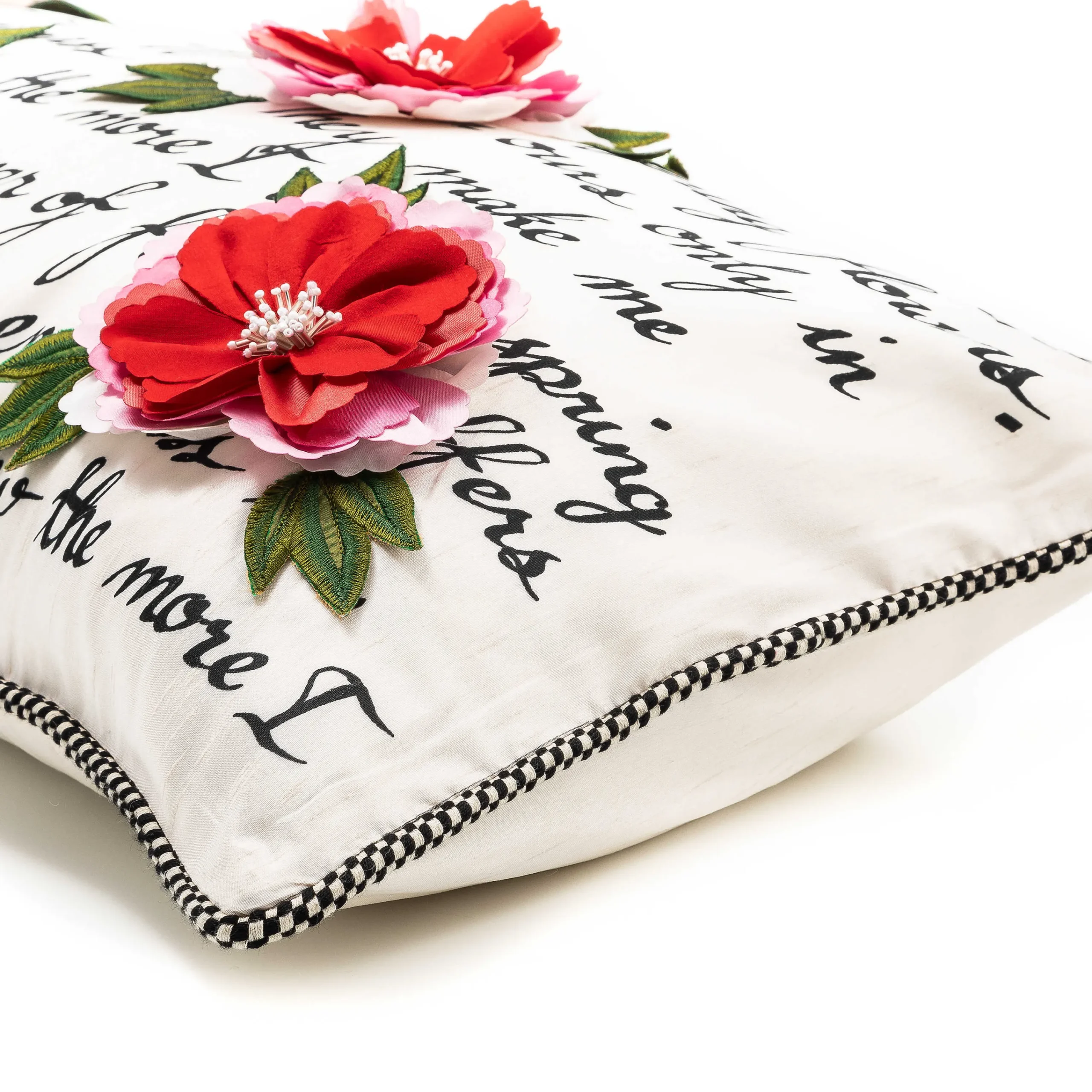 Flower Show Poetry Pillow|MacKenzie-Childs Clearance