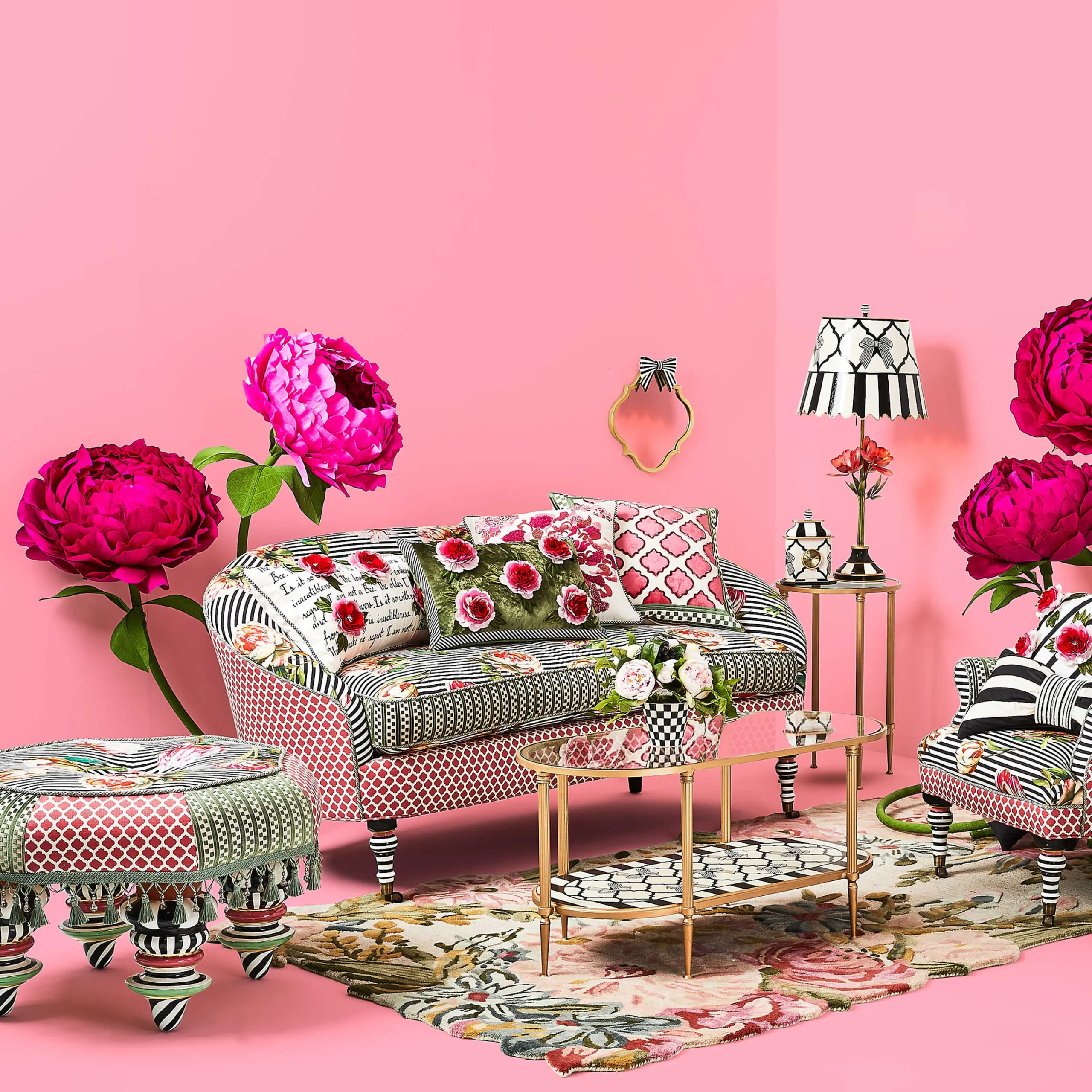 Flower Show Setting Seat|MacKenzie-Childs Best