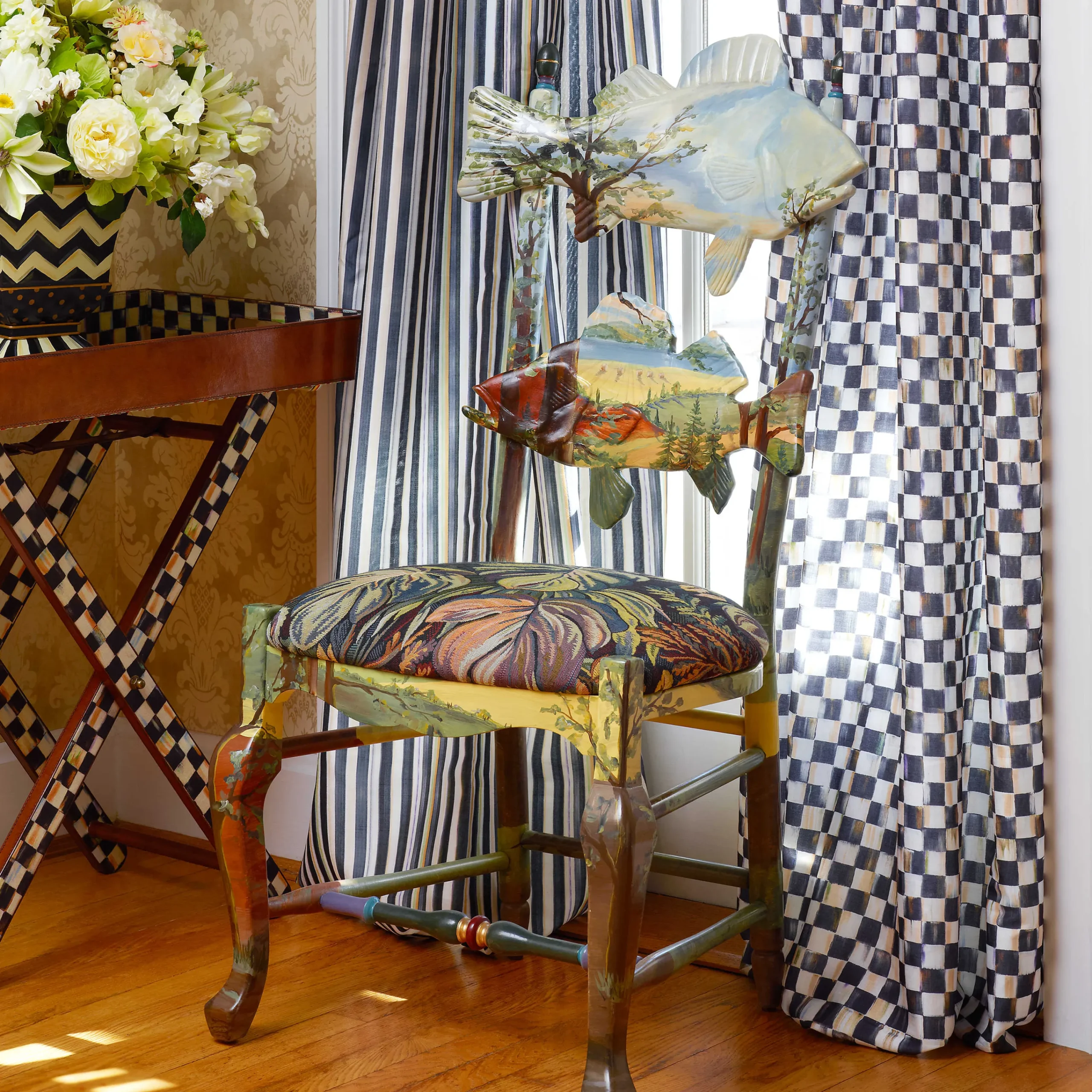 Forest Fish Chair|MacKenzie-Childs Best