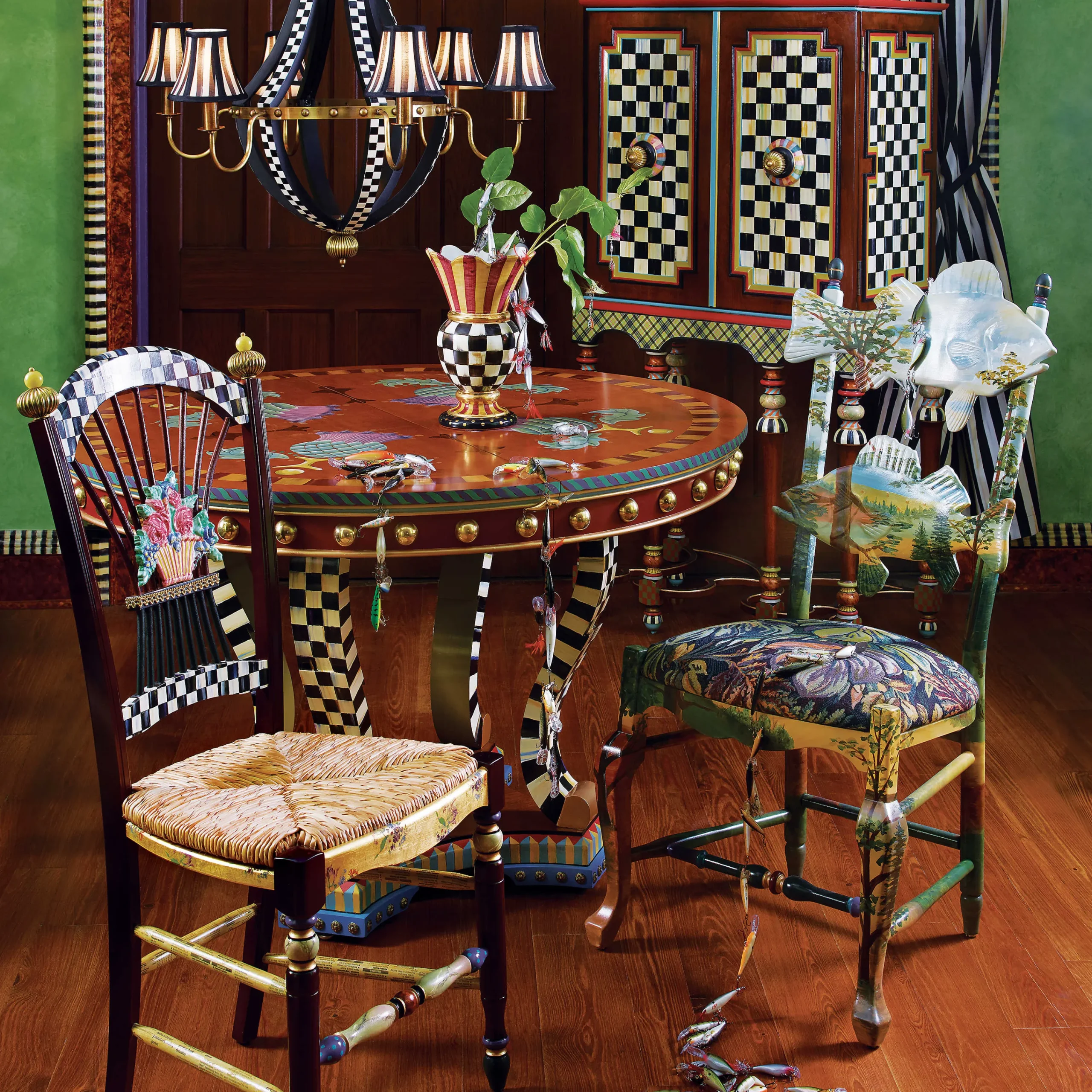 Foxtrot Bar Cabinet|MacKenzie-Childs Clearance