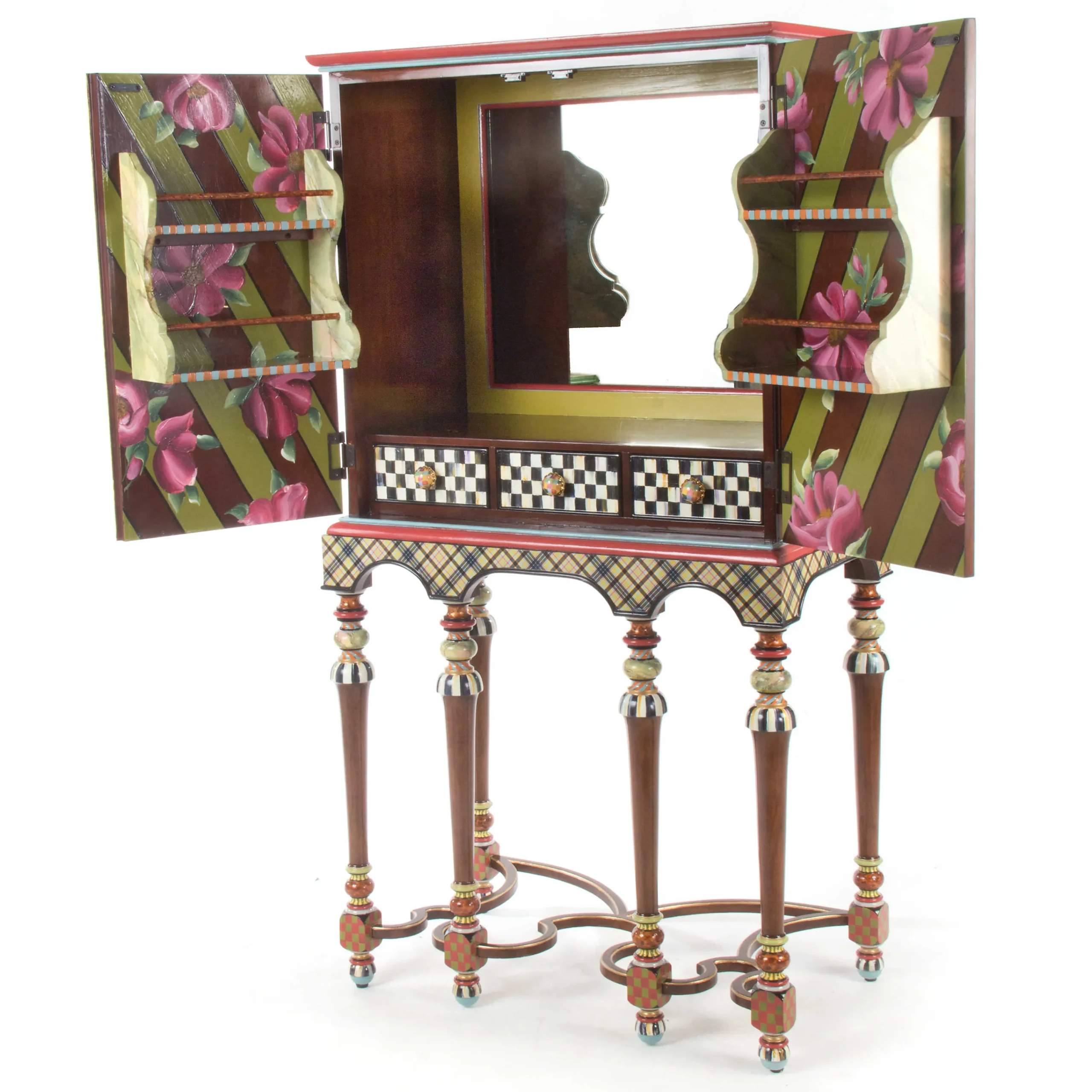 Foxtrot Bar Cabinet|MacKenzie-Childs Clearance