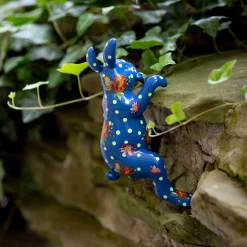 Funny Bunny Pot Climber - Lapis|MacKenzie-Childs Hot