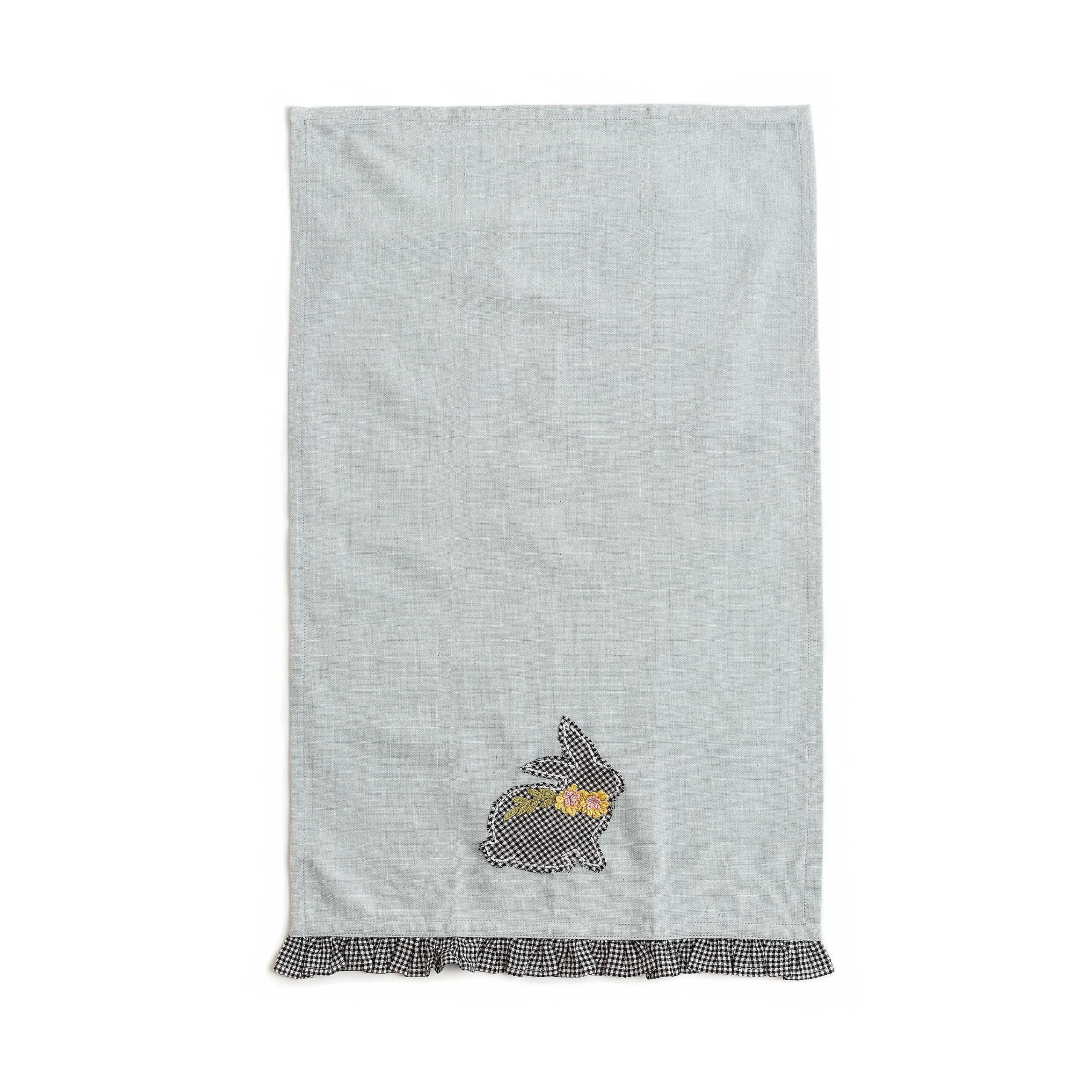 Gingham Bunny Dish Towel|MacKenzie-Childs Online