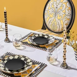 Gold Check Flatware - 5-Piece Place Setting|MacKenzie-Childs Sale