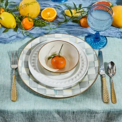 Gold Check Flatware - 5-Piece Place Setting|MacKenzie-Childs Sale