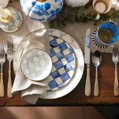 Gold Check Flatware - 5-Piece Place Setting|MacKenzie-Childs Sale