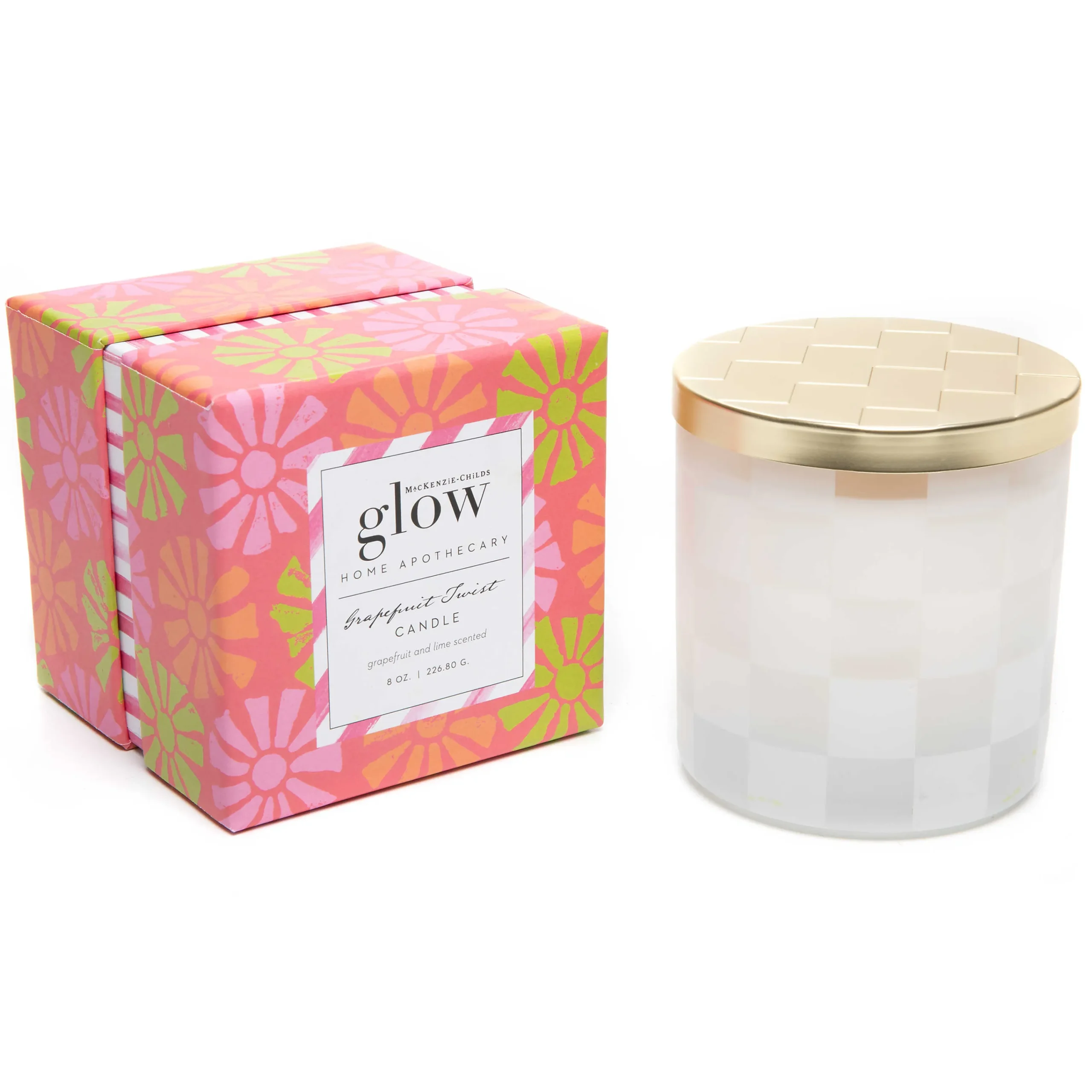 Grapefruit Twist Candle - 8 Oz.|MacKenzie-Childs Clearance