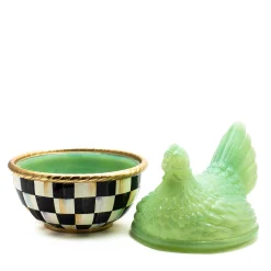 Green Chicken Lidded Container|MacKenzie-Childs Sale