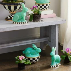 Green Rabbit Figures - Set Of 2|MacKenzie-Childs Best