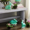 Green Rabbit Lidded Container|MacKenzie-Childs Outlet