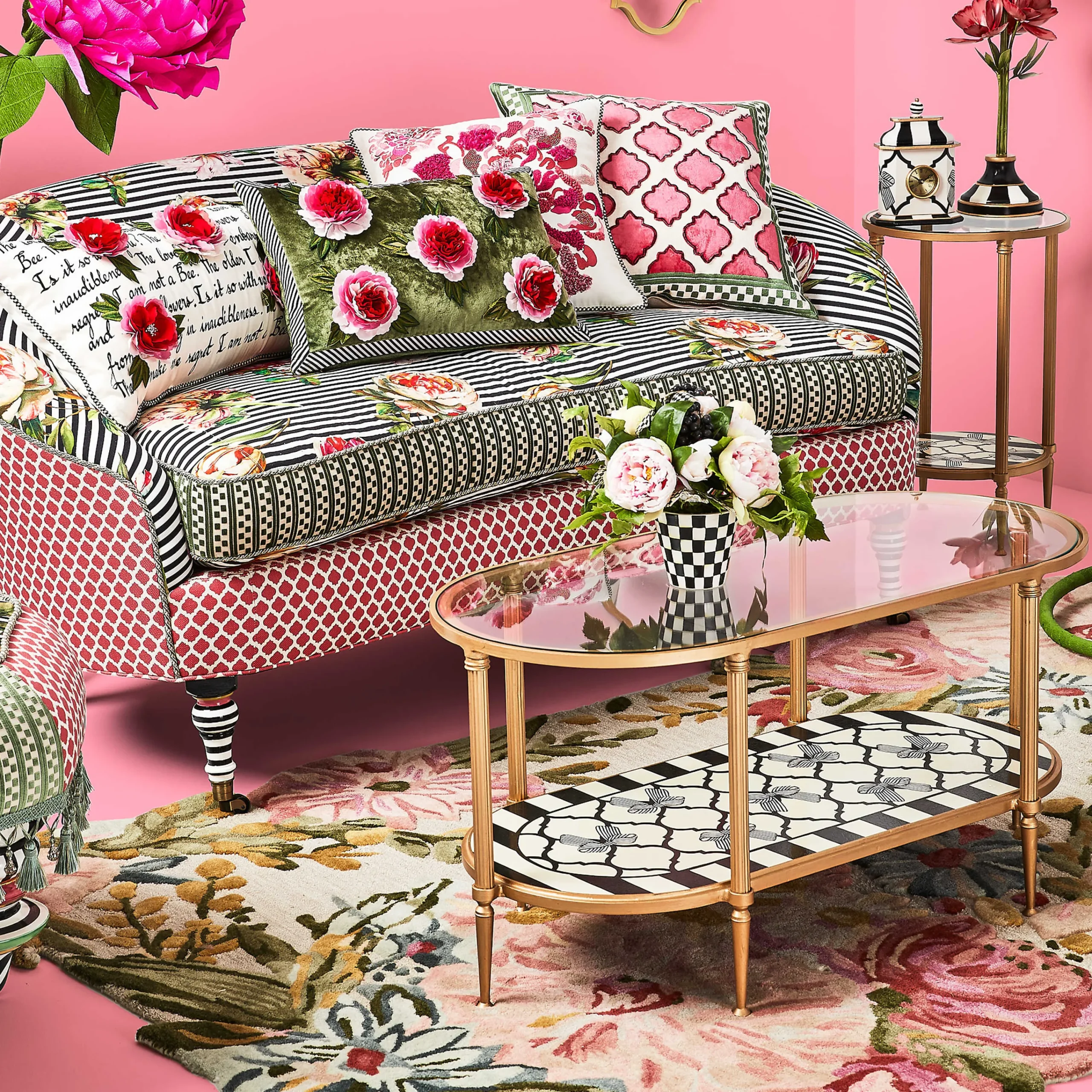 Hampton Court Pillow|MacKenzie-Childs Clearance