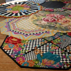 Hitchcock Field Rug - 5'6" Octagon|MacKenzie-Childs Clearance