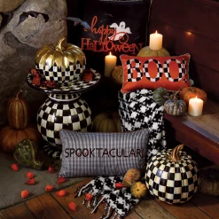 Houndstooth Throw - Black & Ivory|MacKenzie-Childs Hot