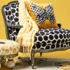 Houndstooth Throw - Yellow And White|MacKenzie-Childs Best