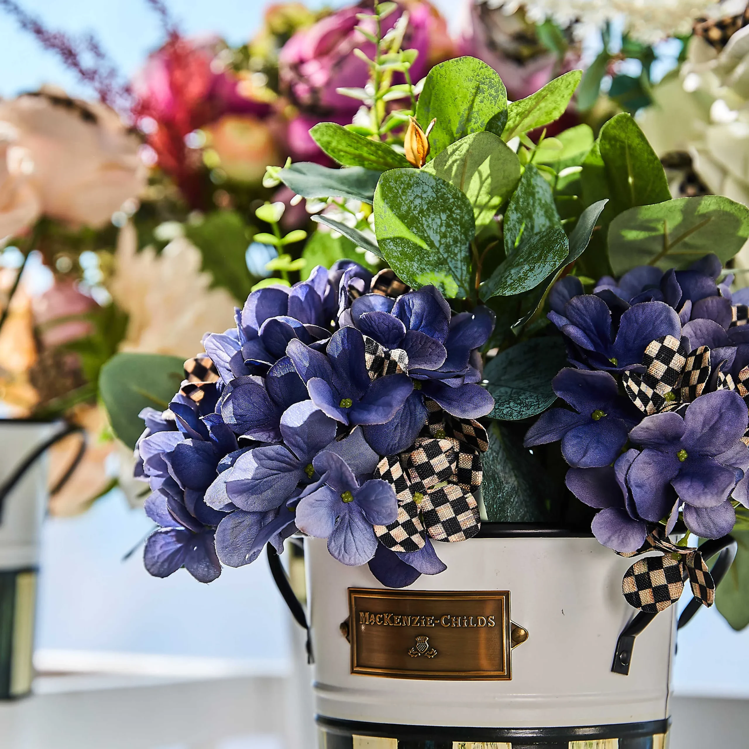 Hydrangea Bouquet - Purple|MacKenzie-Childs Sale
