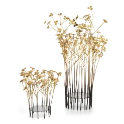 In Bloom Pillar Candle Holder - Small|MacKenzie-Childs Best