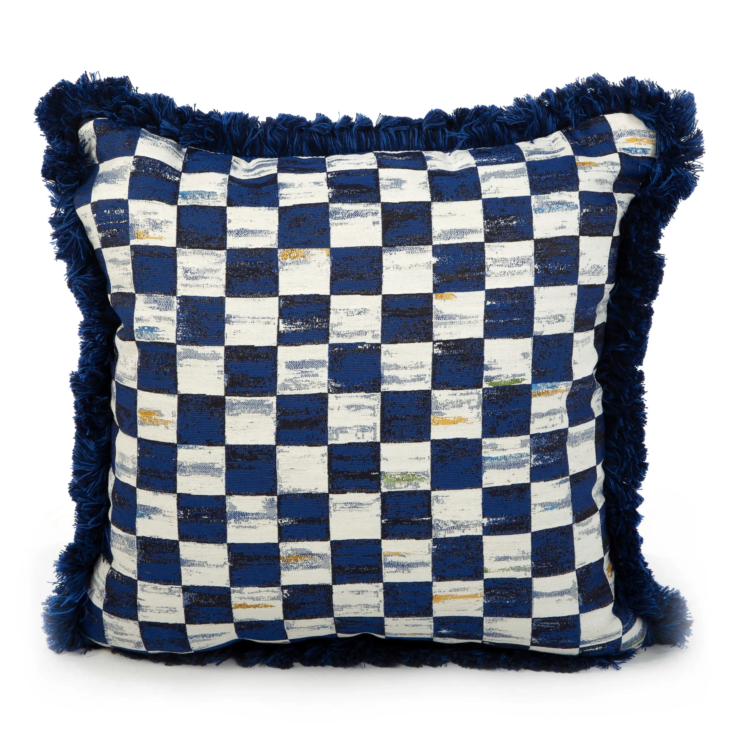 Indigo Villa Outdoor Accent Pillow|MacKenzie-Childs Clearance