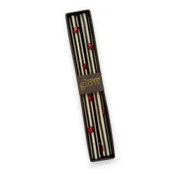 Ladybug Dinner Candles - Black - Set Of 2|MacKenzie-Childs Best