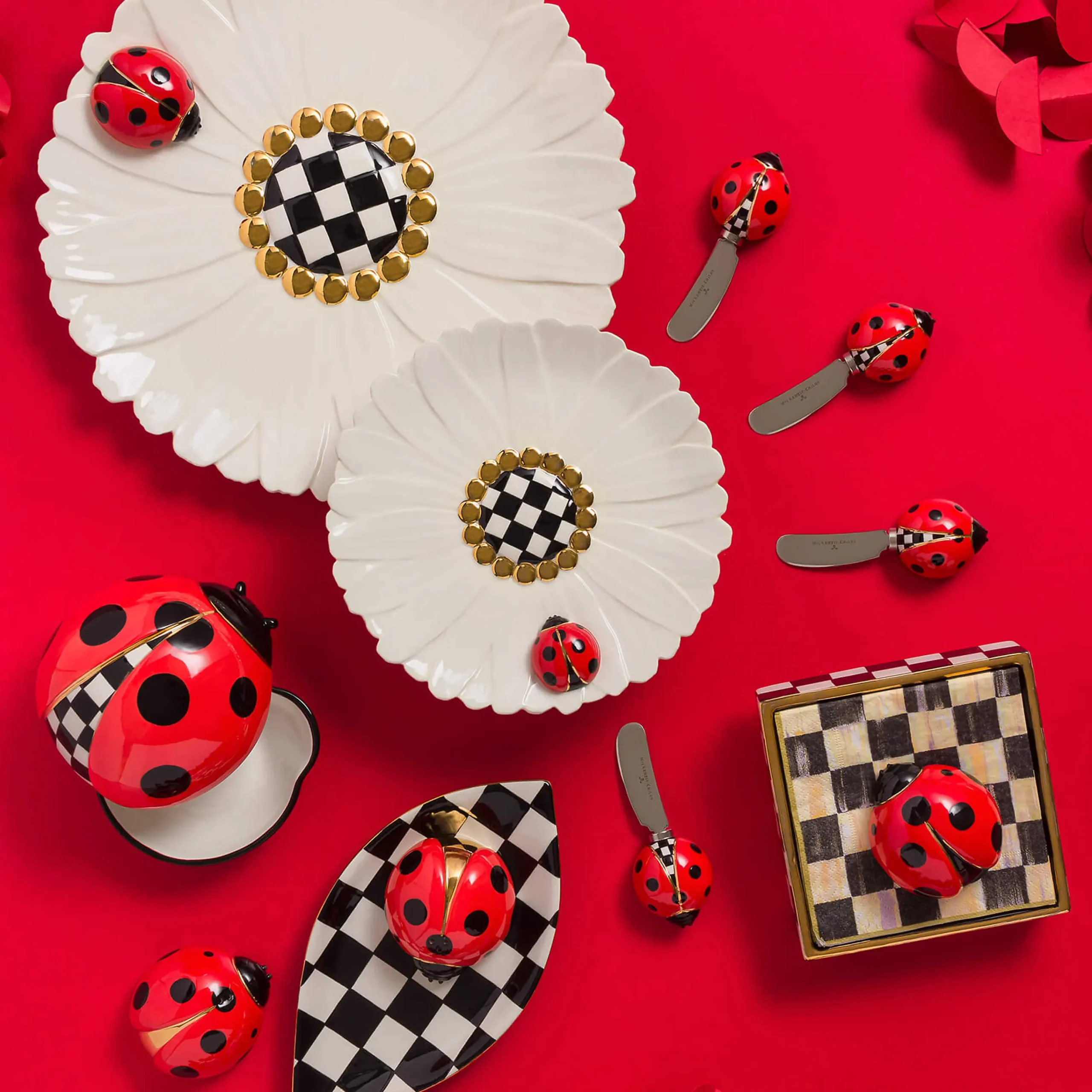 Ladybug Salt & Pepper Set|MacKenzie-Childs New