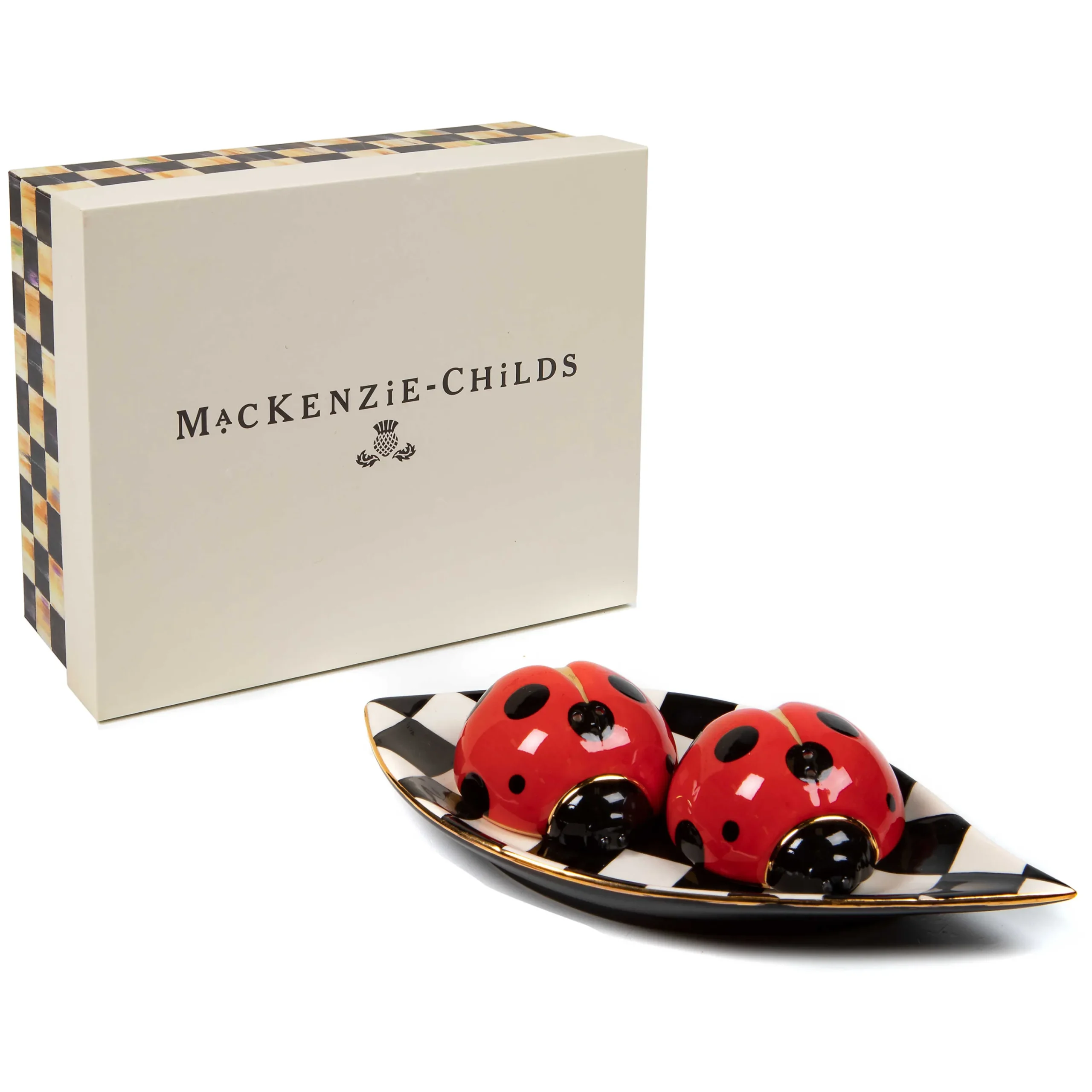 Ladybug Salt & Pepper Set|MacKenzie-Childs New