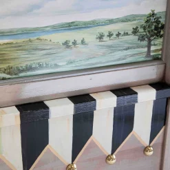 Landscape Blanket Bench|MacKenzie-Childs Outlet