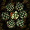 Lucky Check Clover Plate|MacKenzie-Childs Best