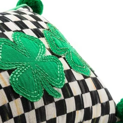 Lucky Clover Lumbar Pillow|MacKenzie-Childs Outlet
