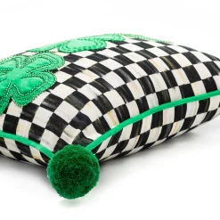 Lucky Clover Lumbar Pillow|MacKenzie-Childs Outlet