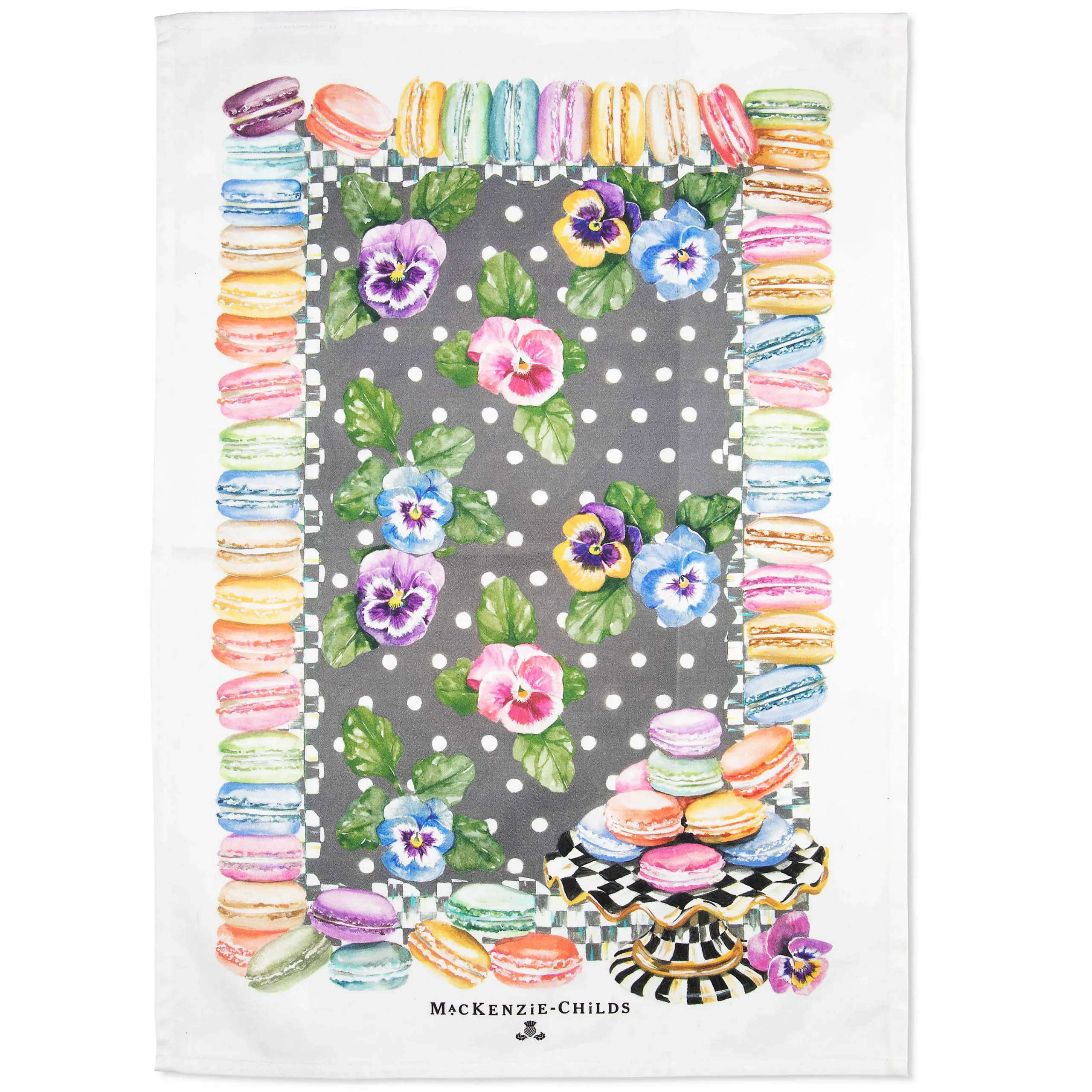 Macaron Dish Towel|MacKenzie-Childs New