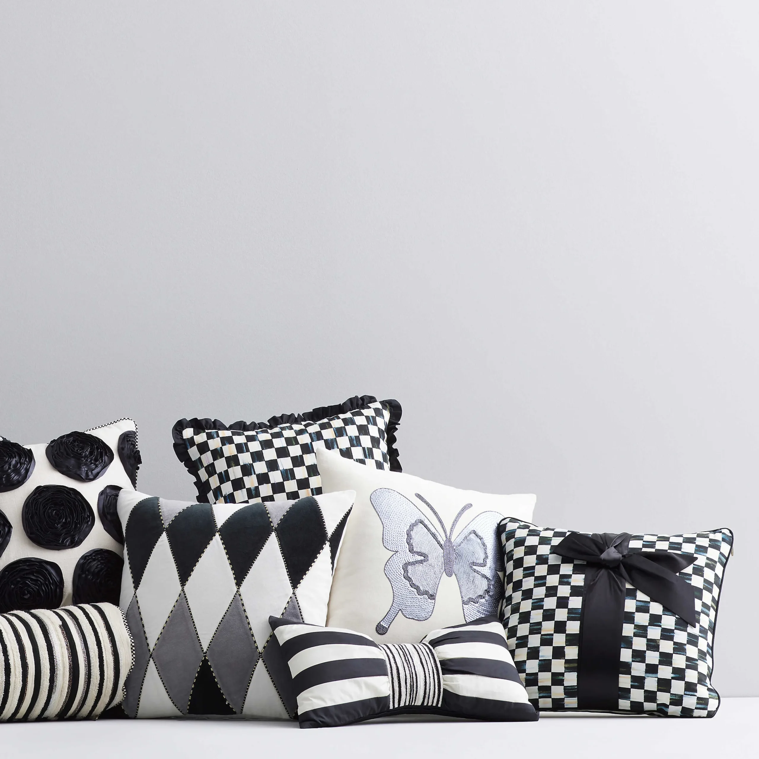 Marquee Bow Pillow|MacKenzie-Childs Sale
