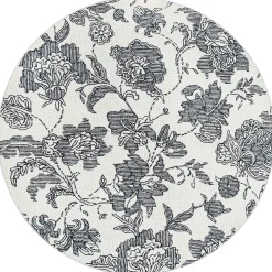 Marquee Floral Rug - 6' Round|MacKenzie-Childs Online