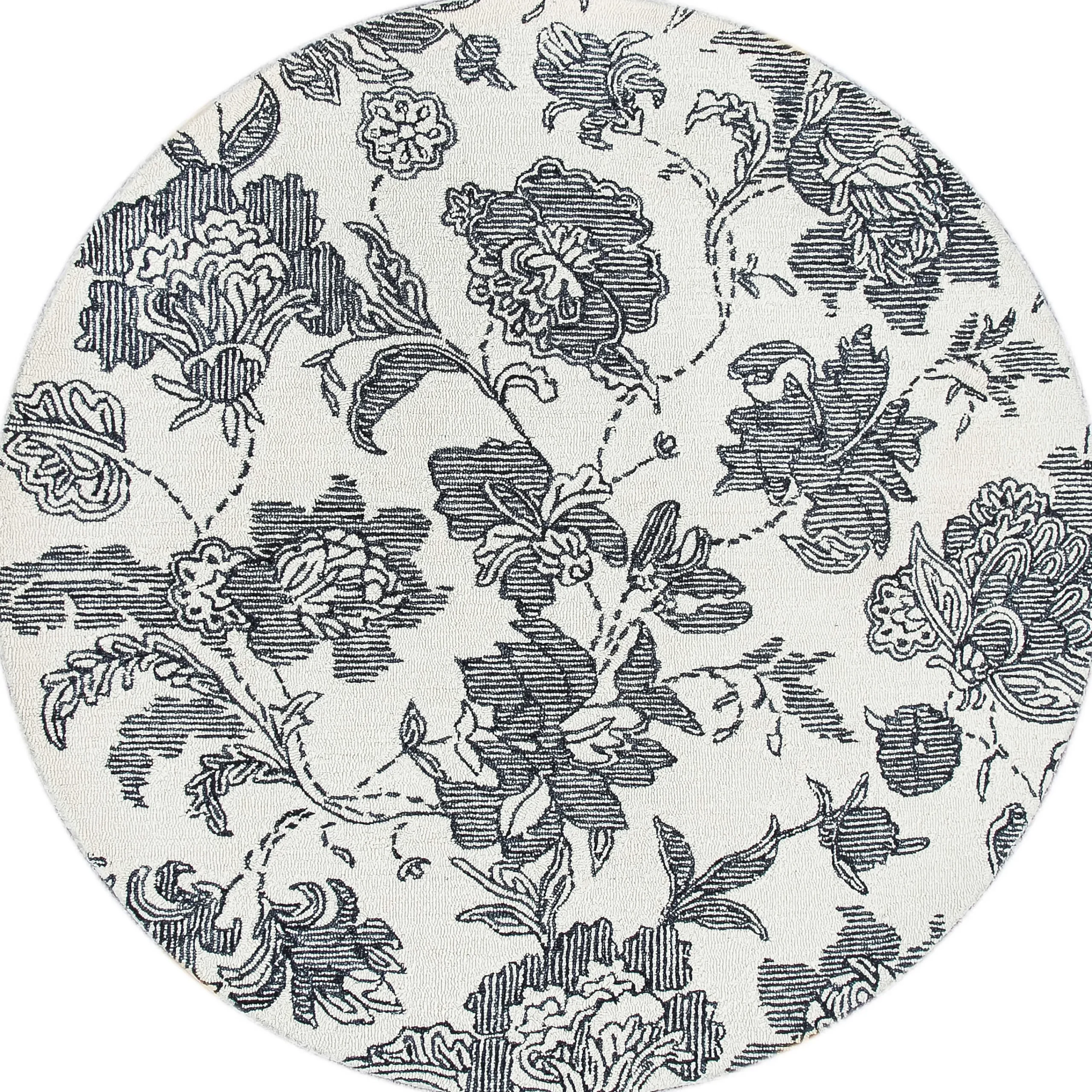 Marquee Floral Rug - 6' Round|MacKenzie-Childs Online