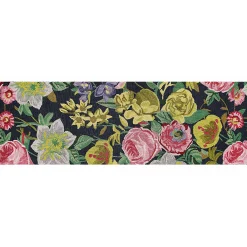 Midnight Floral Rug - 2'6" X 8' Runner|MacKenzie-Childs New