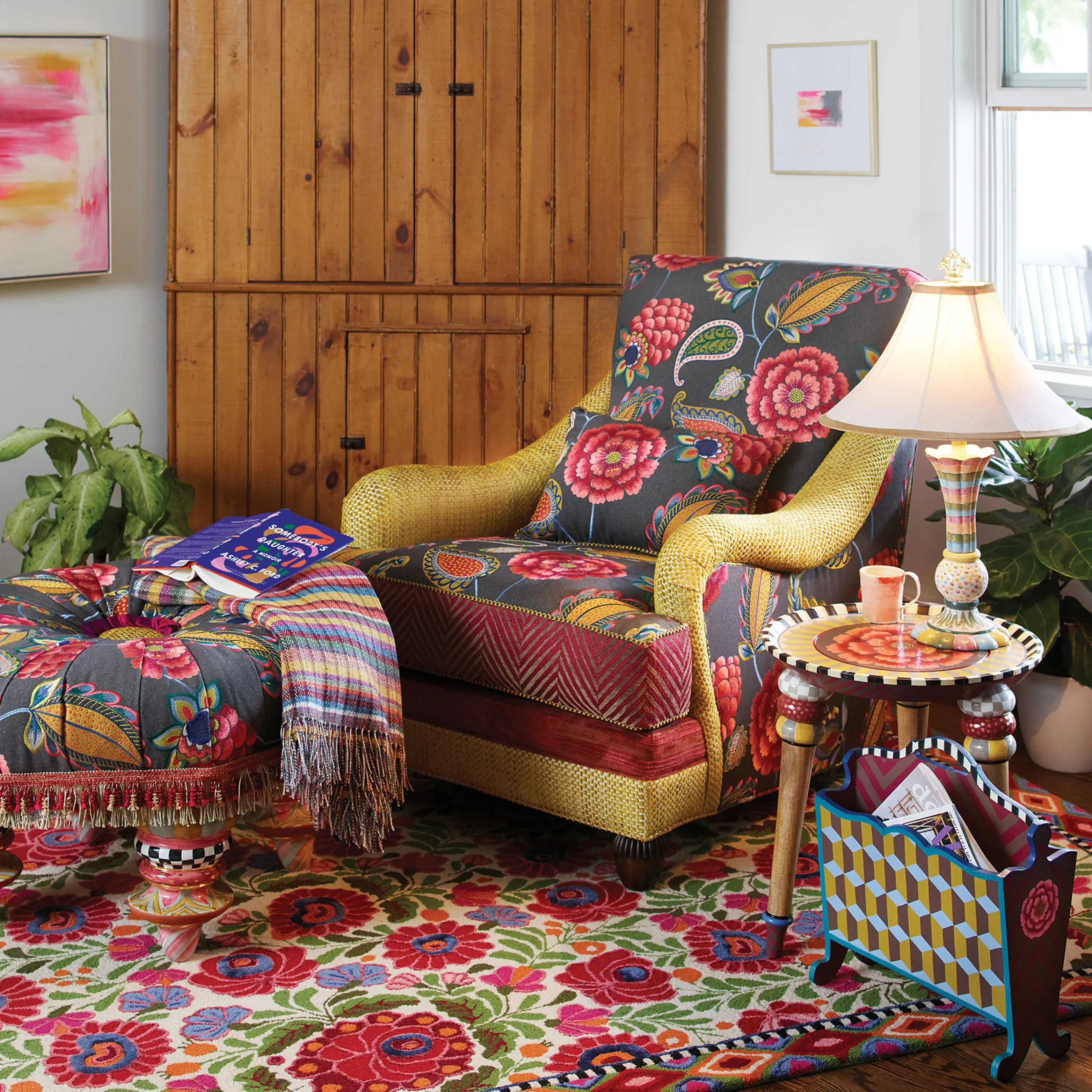 Modern Naturalist Setting Seat|MacKenzie-Childs Outlet