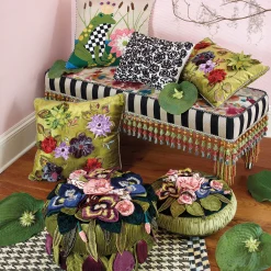 Moonlight Garden Pillow|MacKenzie-Childs Discount