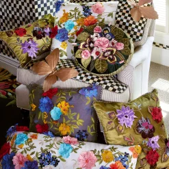 Moonlight Garden Pillow|MacKenzie-Childs Discount