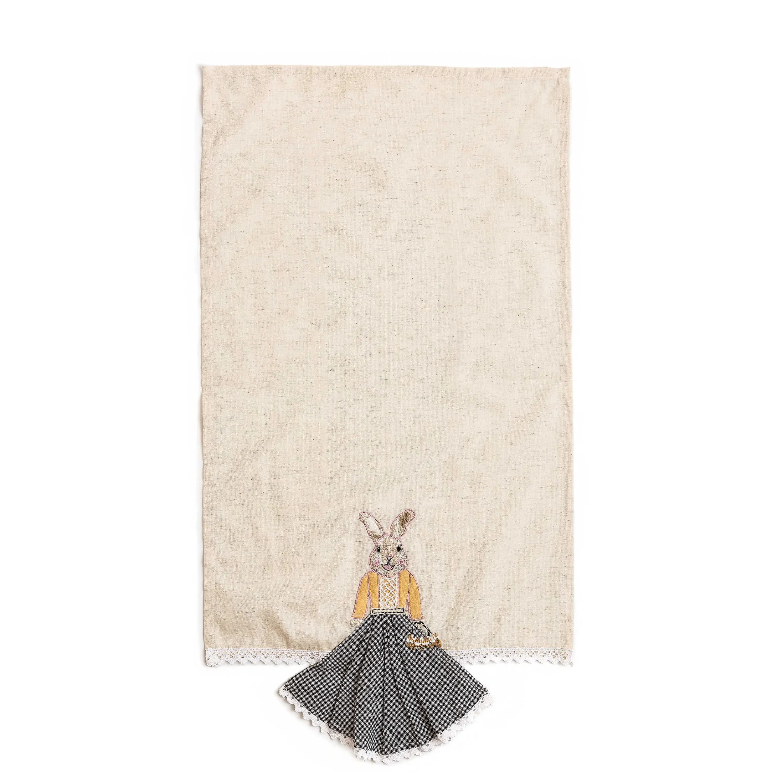 Ms. Bunny Dish Towel|MacKenzie-Childs Best