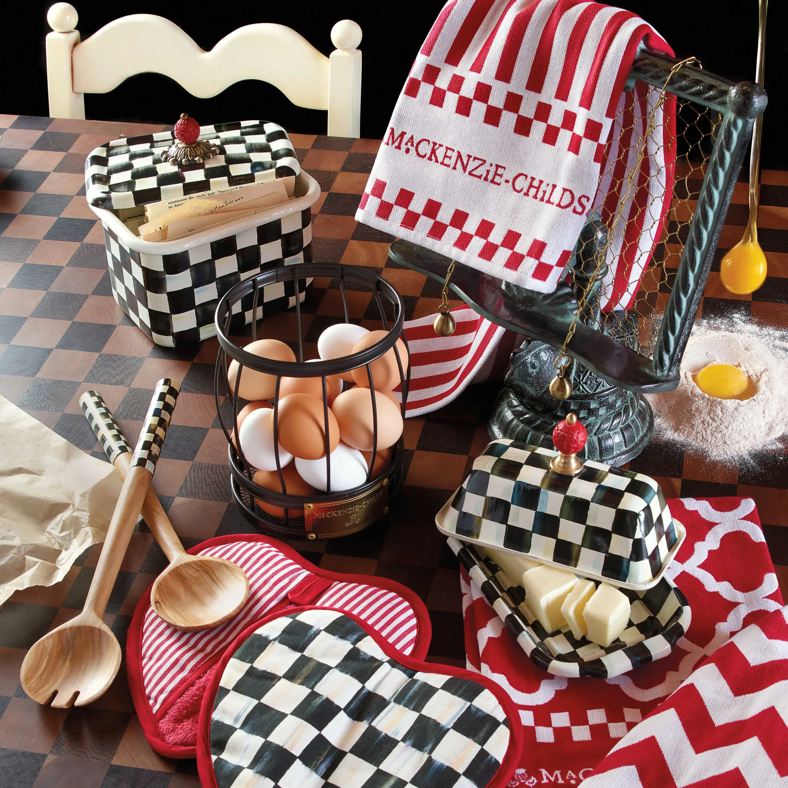 Nesting Chicken Cookbook Stand|MacKenzie-Childs Clearance