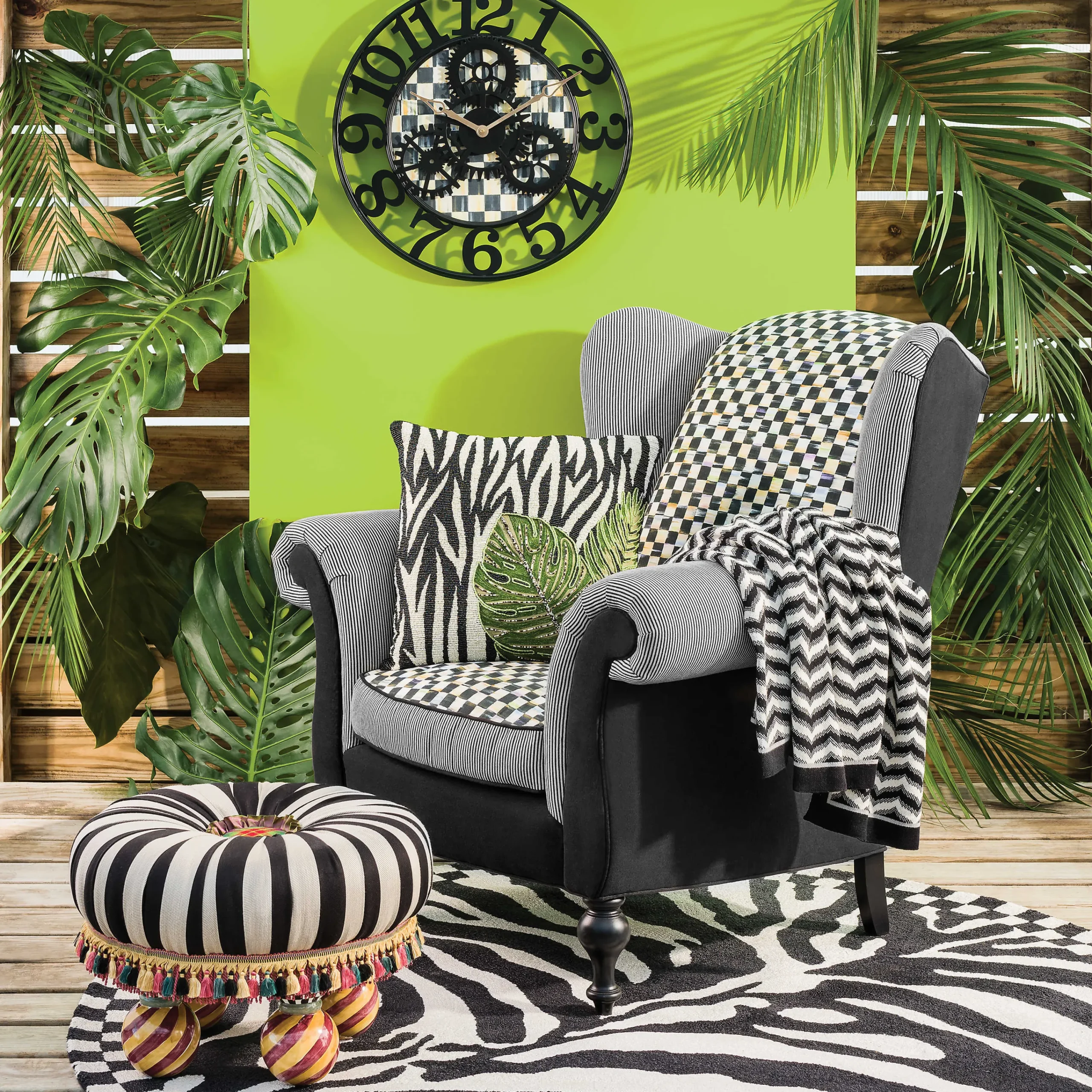 On Wall Street Tuffet|MacKenzie-Childs New