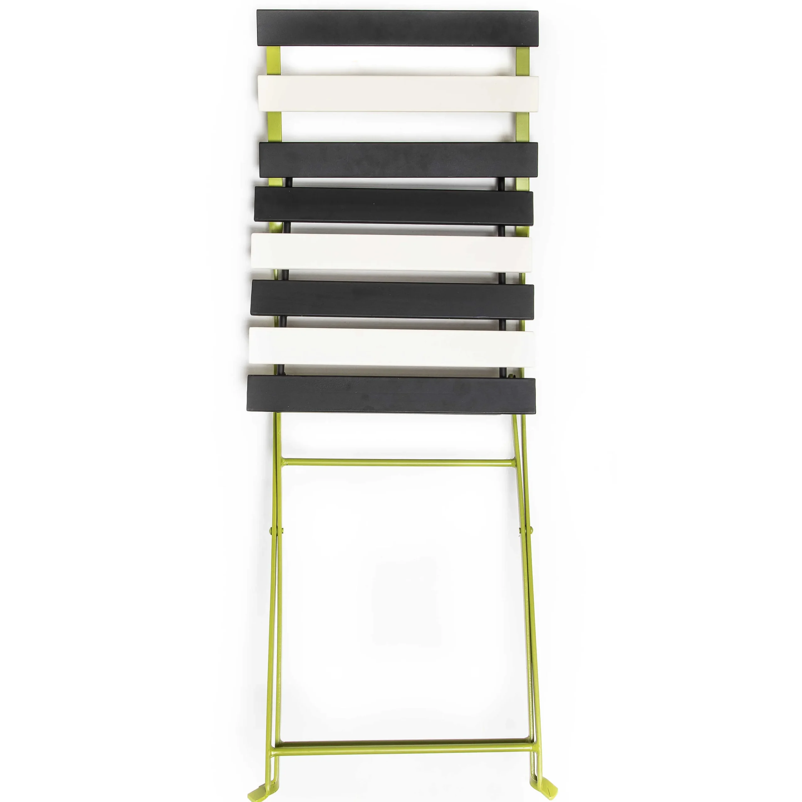 Outdoor Black & White Metal Bistro Side Chair|MacKenzie-Childs Online