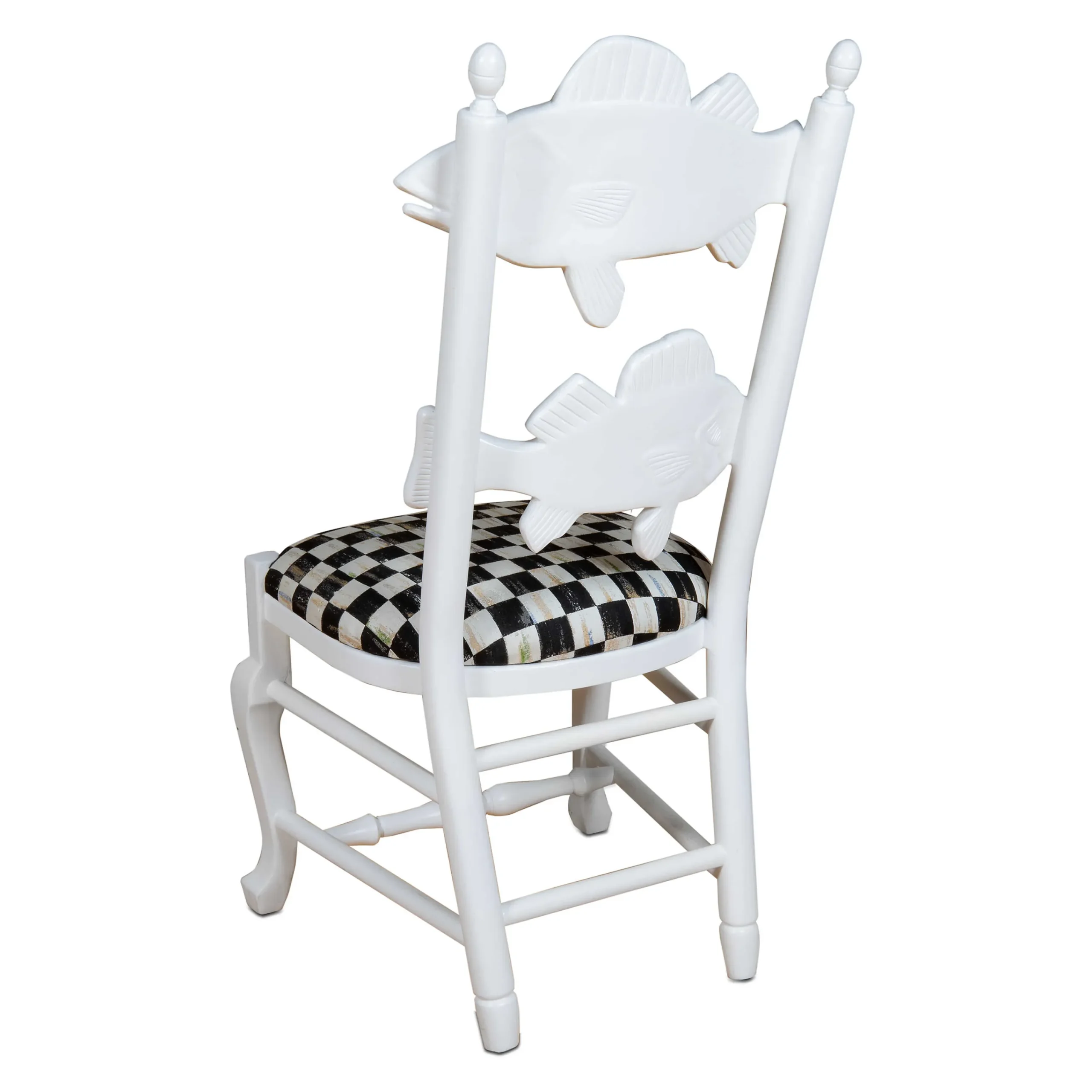 Outdoor Fish Chair - Courtly Check|MacKenzie-Childs Sale