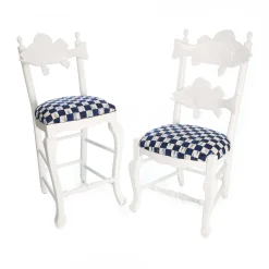 Outdoor Fish Chair - Royal Check|MacKenzie-Childs Sale
