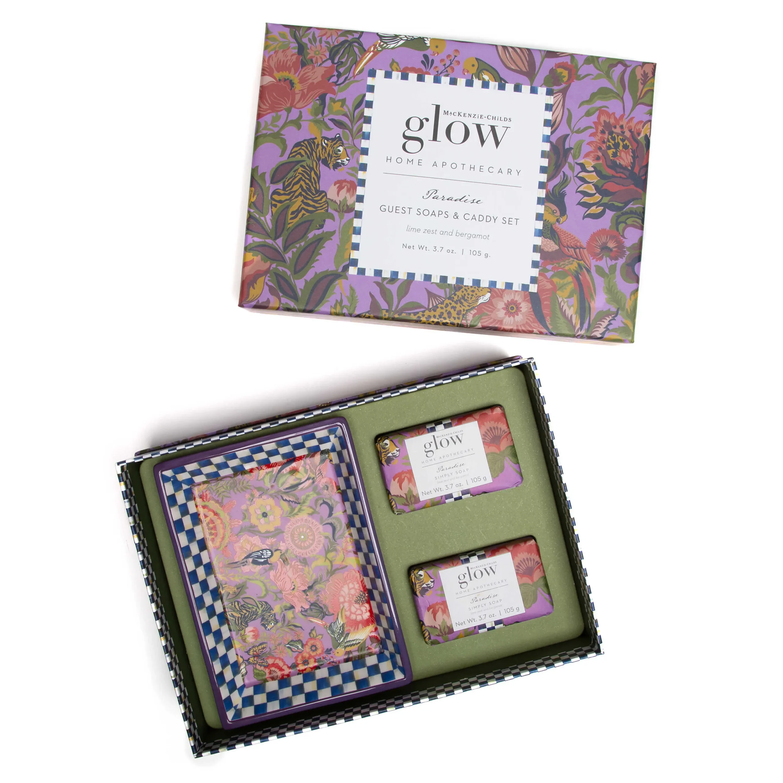 Paradise Bar Soap & Dish Set|MacKenzie-Childs Clearance