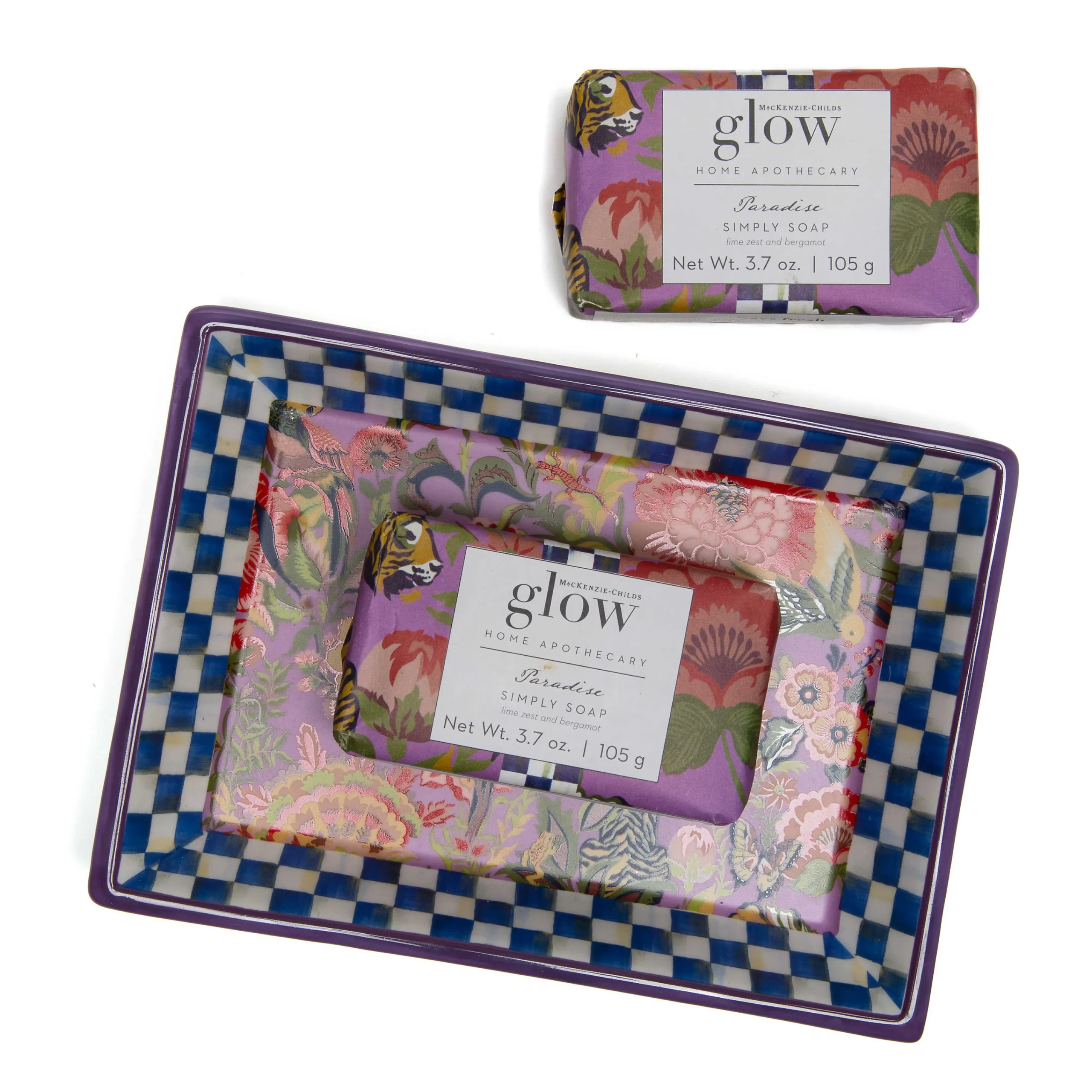Paradise Bar Soap & Dish Set|MacKenzie-Childs Clearance