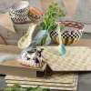 Parchment Check Enamel Spoon Rest|MacKenzie-Childs Sale