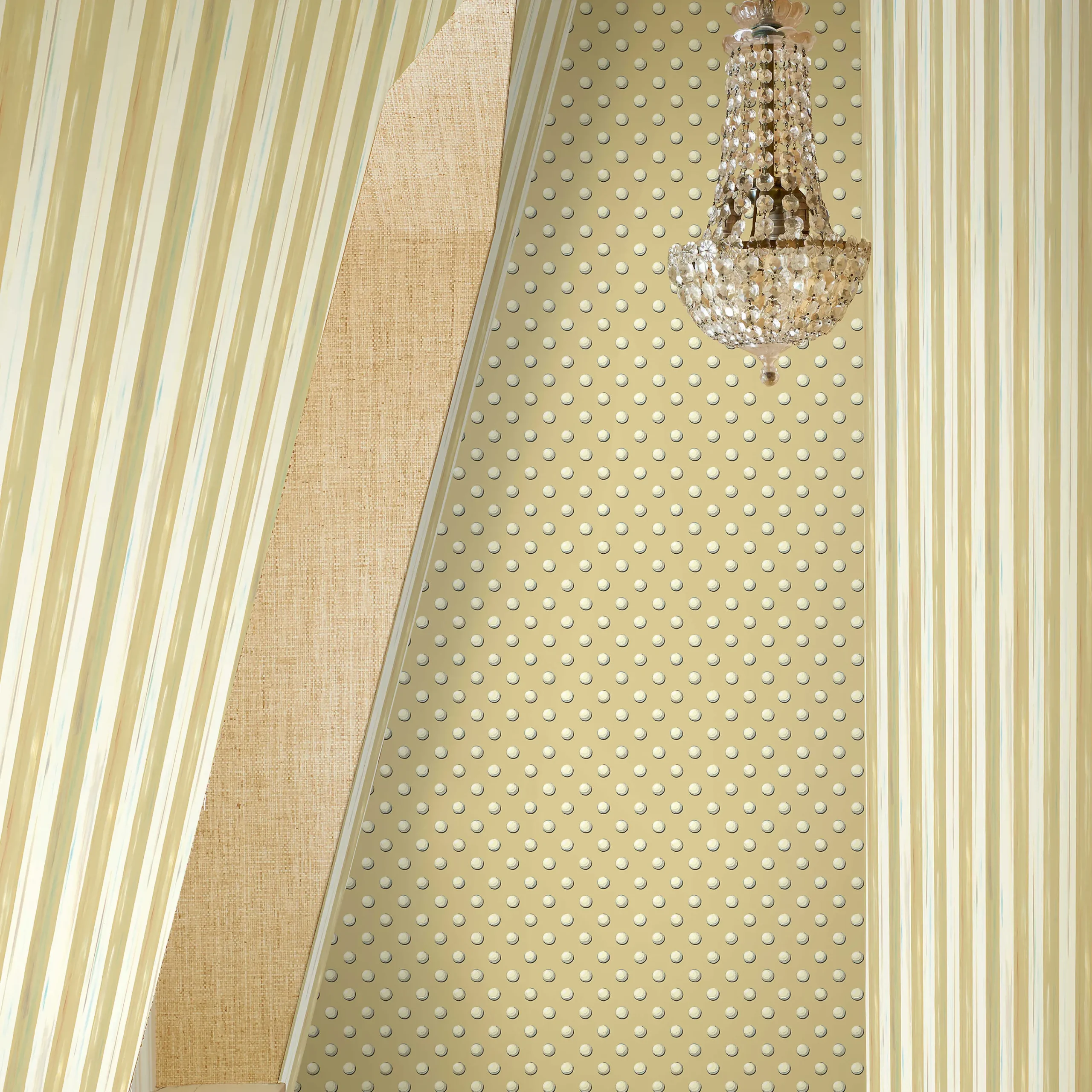 Parchment Stripe Wallpaper|MacKenzie-Childs Discount