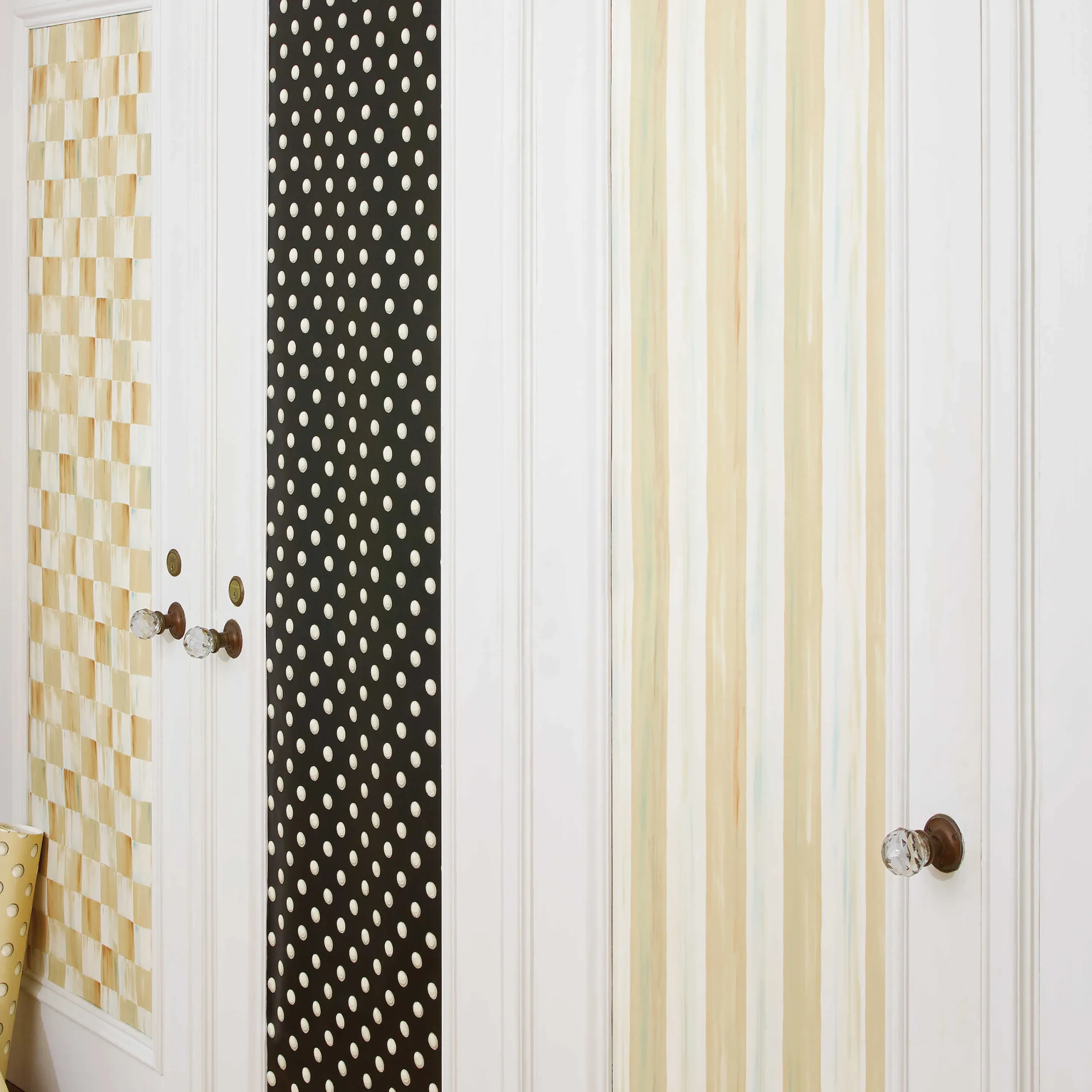 Parchment Stripe Wallpaper|MacKenzie-Childs Discount