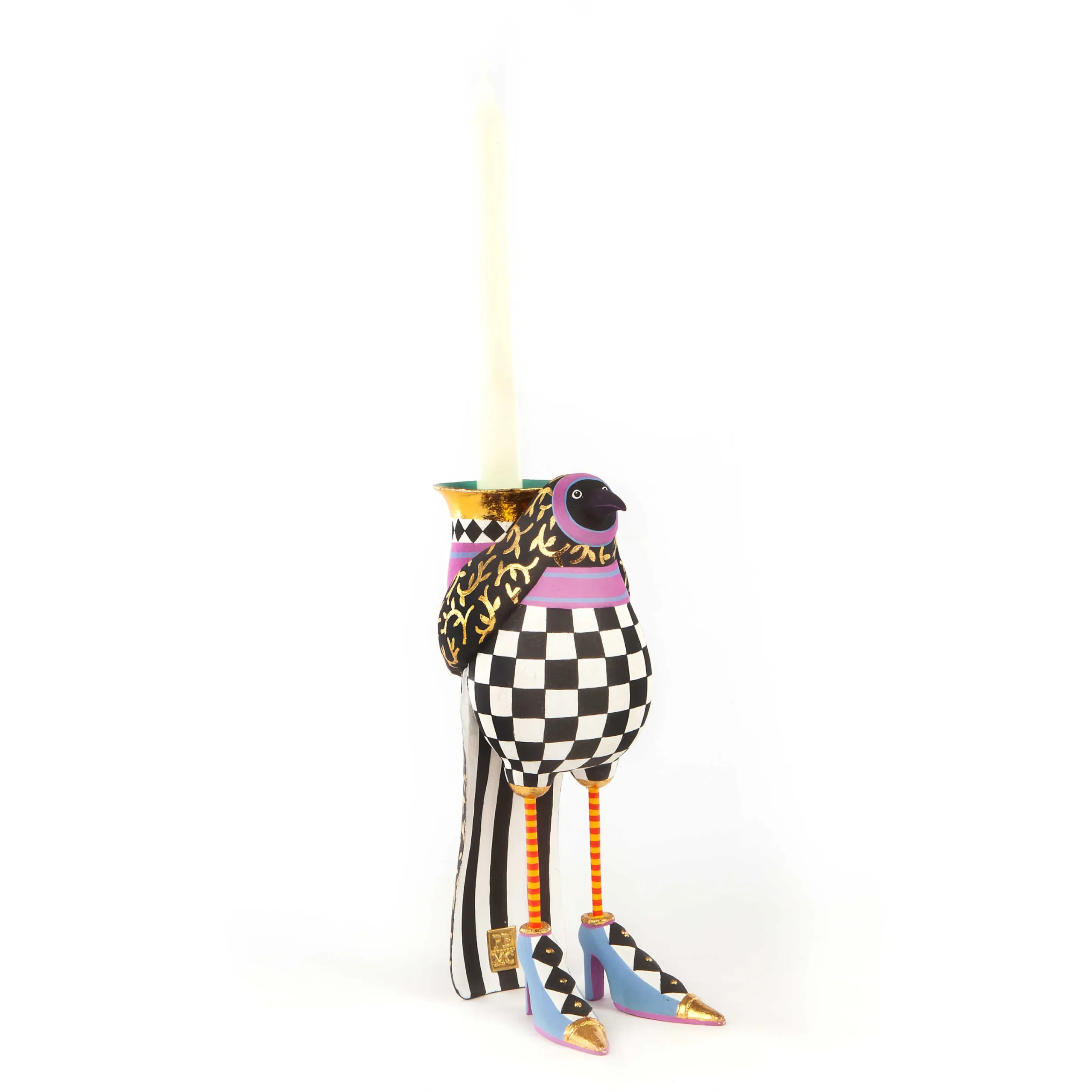 Patience Brewster Carla Crow Candle Holder|MacKenzie-Childs Sale